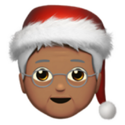 Mx Claus: medium skin tone emoji