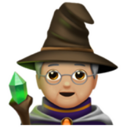 mage: medium-light skin tone emoji