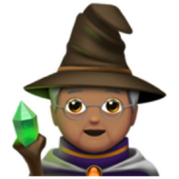 mage: medium skin tone emoji