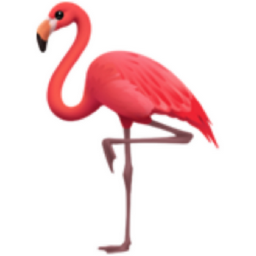 flamingo Emoji 🦩 (U+1F9A9)