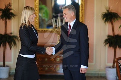 Two Businessman Shaking Hands