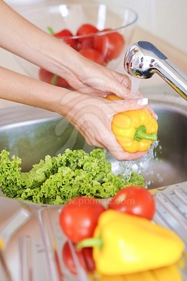 Washing Vegetables picture