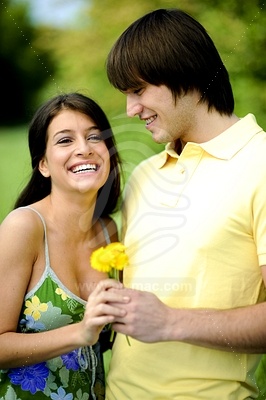 Young Couple in Nature picture