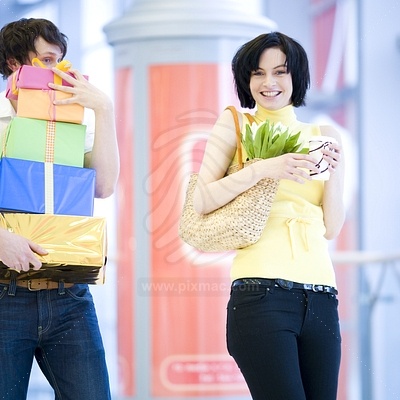 Young Couple Shopping picture