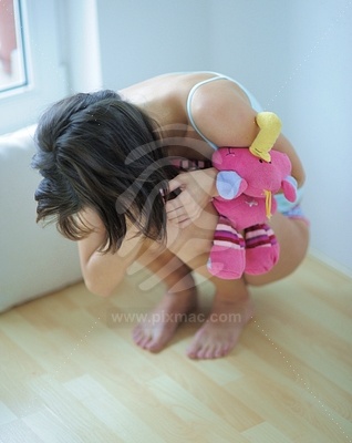 Young depressed womanfotografie