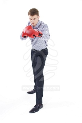 Young Man with Box Glovesobraz