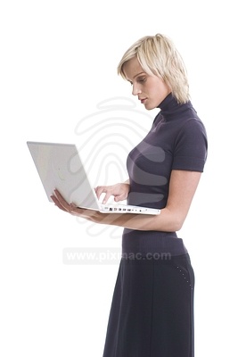 Young Woman with Notebook picture