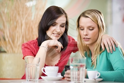 Young Women at Cafeobraz