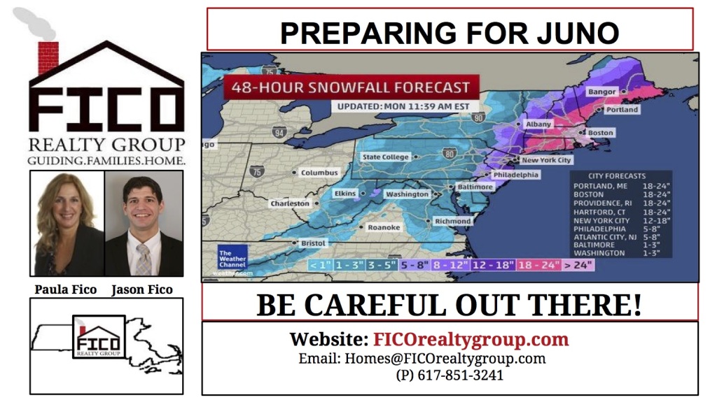 Preparing For Winter Storm Juno