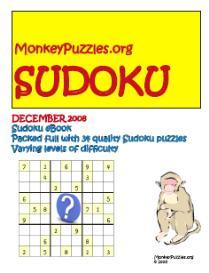 Games eBooks MonkeyPuzzles.org Sudoku - December 2008
