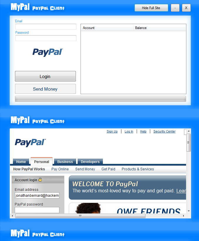Additional product image for Mypal Paypal Client in Internet Software