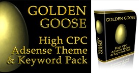 Additional product image for Golden Goose - High CPC Adsense Theme & Keyword Pack in Design Templates Software