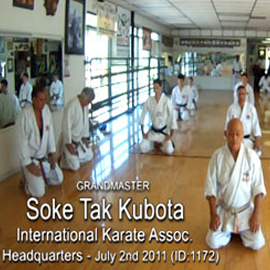 Additional product image for Soke Tak Kubota Karate Class DOWNLOAD ID:20110702 in Special Interest Video Additional product image for Soke Tak Kubota Karate Class DOWNLOAD ID:20110702 in Special Interest Video