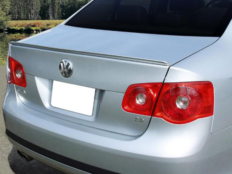 * PAINTED 0610 MK5 For VW JETTA TRUNK LIP SPOILER Reflex Silver LA7W