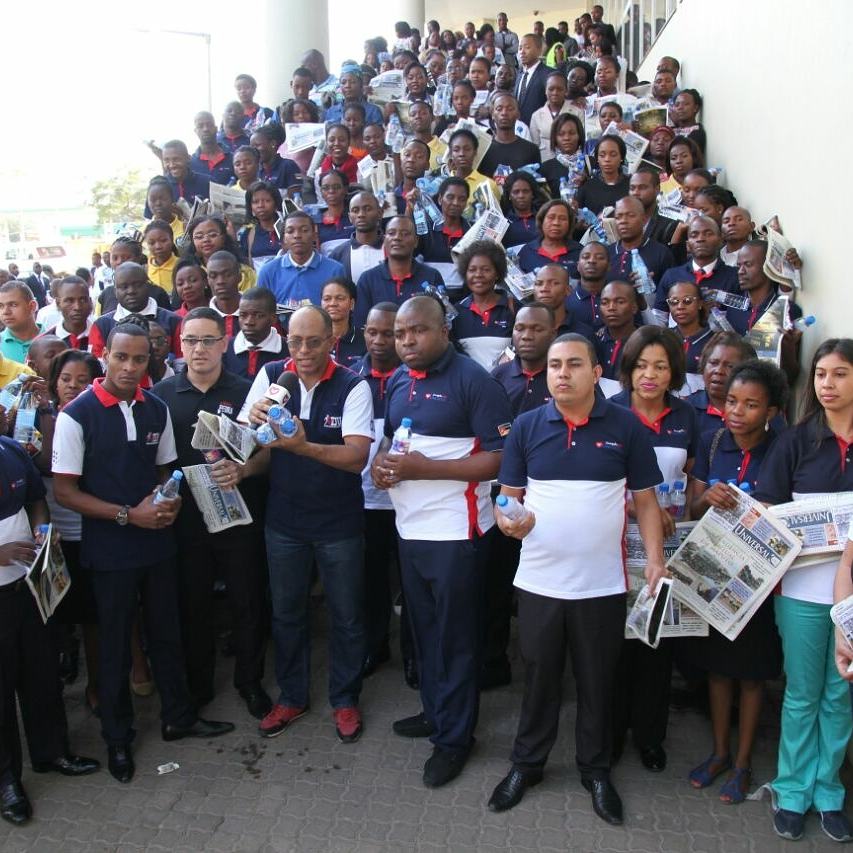 Evangelistas realizam ação em Xipamanine, bairro carente da capital moçambicana