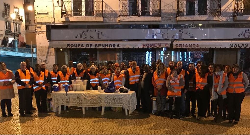 Anjos da Madrugada aquecem 200 sem-abrigo, em Portugal