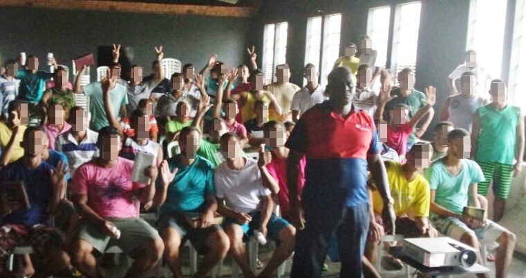 Concentração em presídio de Rondônia promove a paz