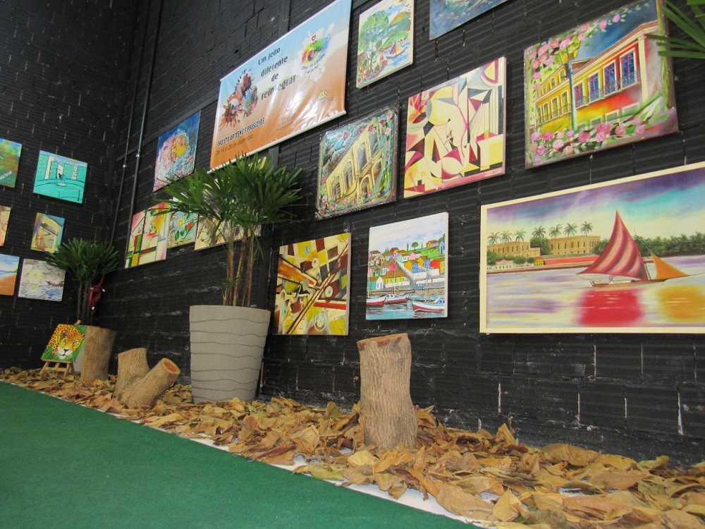 Detentos expõem quadros na mostra “Olhar no Cárcere”