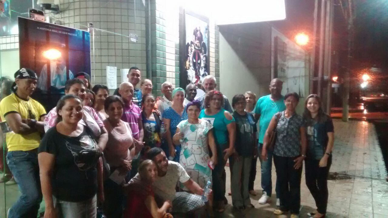 A alegria de ir ao cinema pela primeira vez