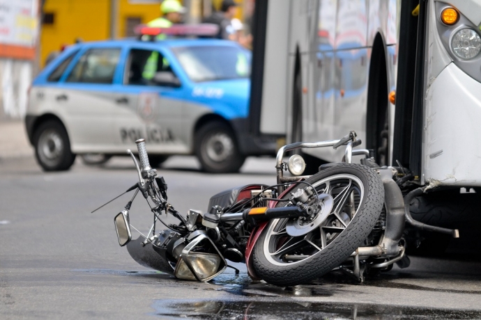 O número de acidentes com motocicletas triplica no Brasil