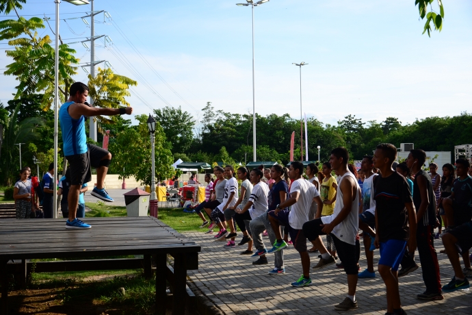 FJU reúne jovens contra o sedentarismo em Manaus