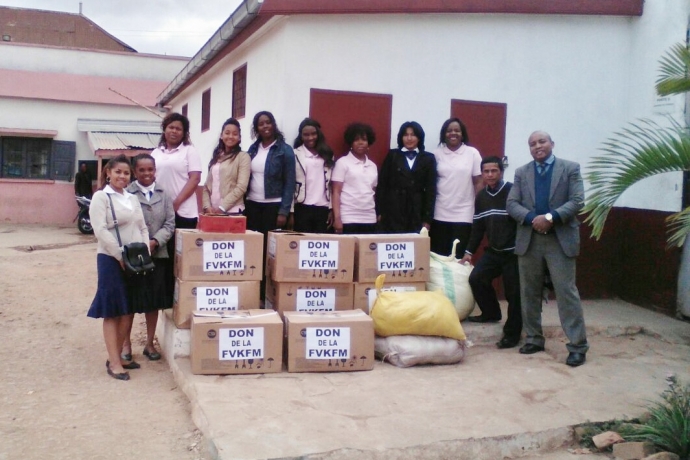 Ações sociais em Madagáscar,  a maior ilha da África