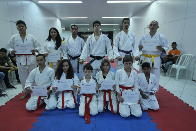 FJU Goiás realiza formatura de alunos de caratê na capital do estado