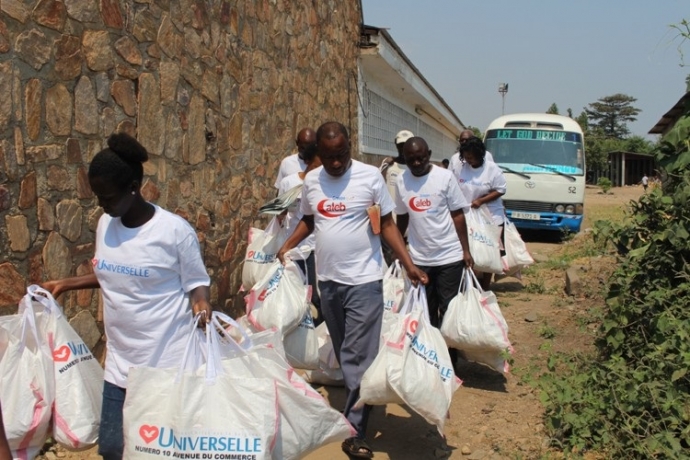 Grupo Calebe promove ação social no continente africano