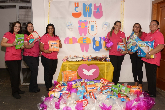 UNP realiza chá de bebê em presídio feminino no Mato Grosso do Sul
