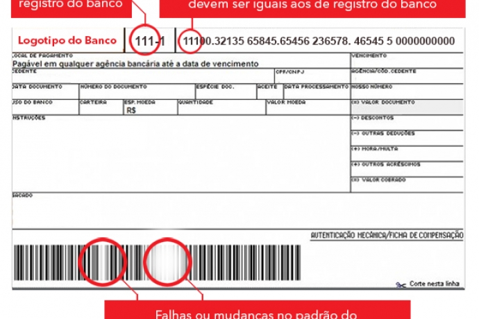 Não caia no golpe do boleto