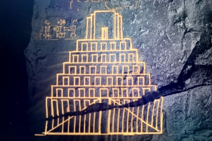 Imagem de capa - Será que a Torre de Babel se parecia com o desenho dessa pedra?