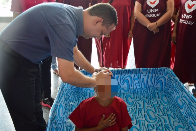UNP Feminino realiza batismo de presas no Uruguai
