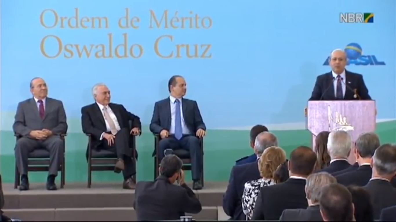 Presidência da Record TV é homenageada pelo Governo brasileiro