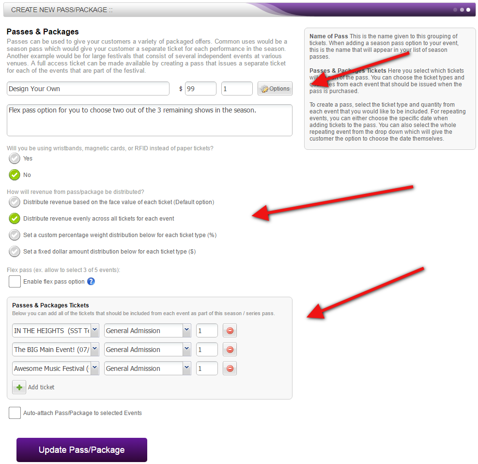 How do I create a flex pass? Purplepass Support