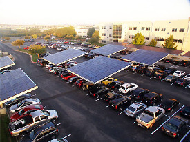 Dell HQ Gets a 130 kW Solar Parking Lot with Plug-In Charging Stations