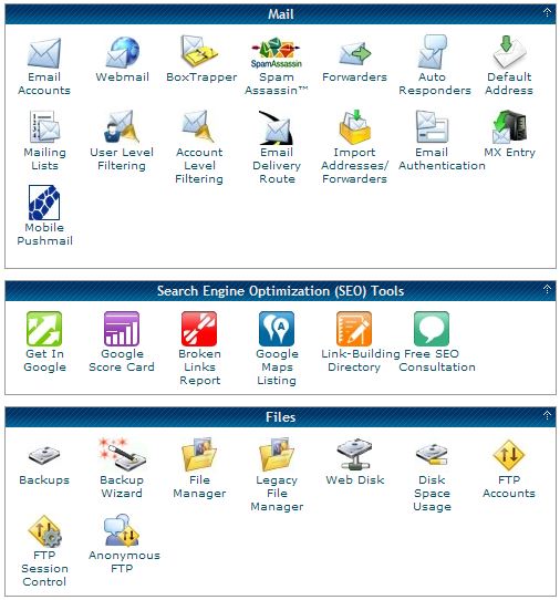 HostGator cPanel emails and ftp