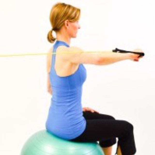 90 Degree Internal Rotation with Tubing Exercise Howto Workout