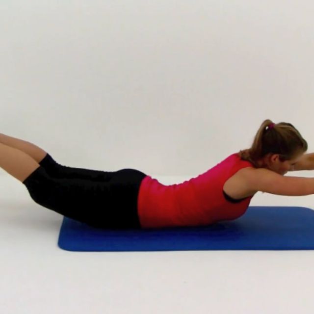 Back Bow Crossovers Exercise Howto Workout Trainer by Skimble