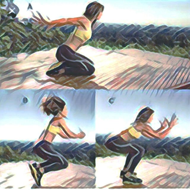 Ninja Jump With Pushup Exercise Howto Workout Trainer by Skimble