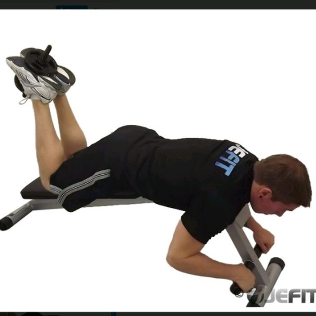 Dumbell Hamstring Curl Exercise Howto Workout Trainer by Skimble