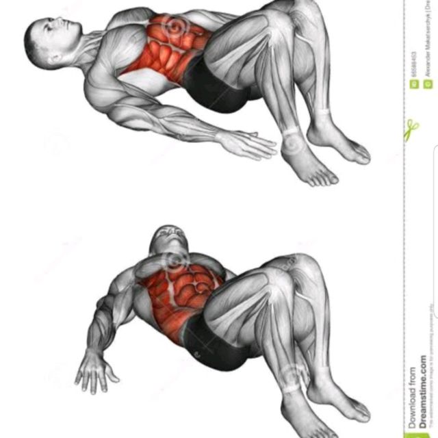 Heel Touches Exercise Howto Workout Trainer by Skimble