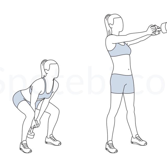 Weighted Swings Exercise Howto Workout Trainer by Skimble