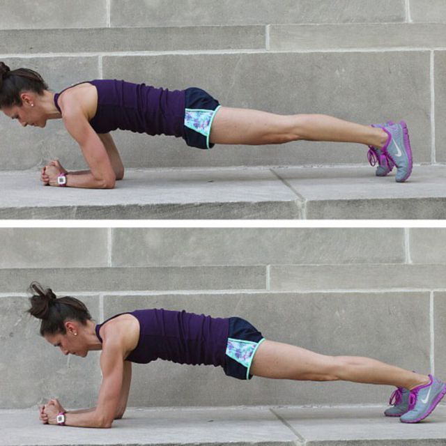 Rocking Planks Exercise Howto Workout Trainer by Skimble