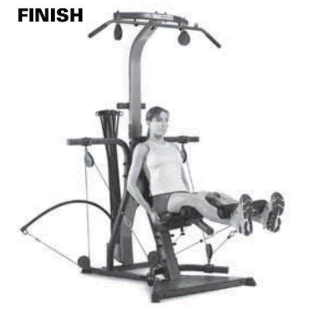 BowFlex Leg Exension Exercise Howto Workout Trainer by Skimble