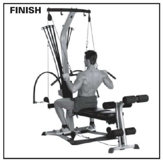 Bowflex Pulldowns Exercise Howto Workout Trainer by