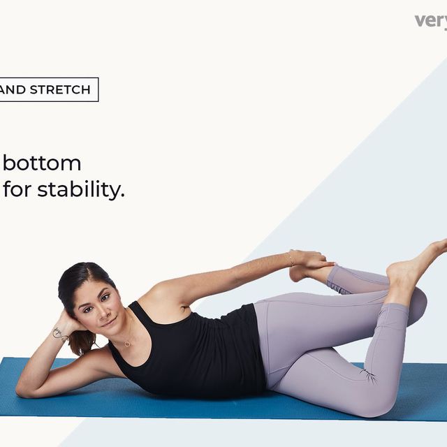 TFL/IT BAND QUAD STRETCH Exercise Howto Workout Trainer by Skimble