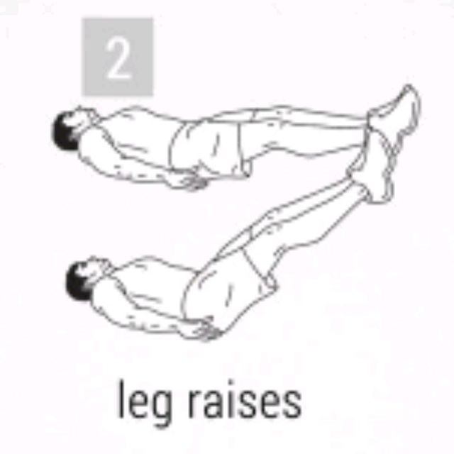 Leg Raise Exercise Howto Workout Trainer by Skimble