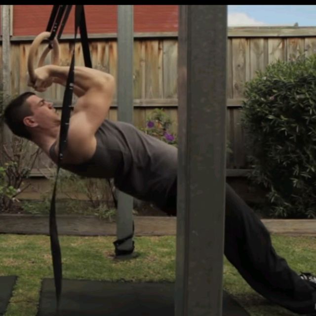 Bicep Curl With Rings Exercise Howto Workout Trainer by Skimble