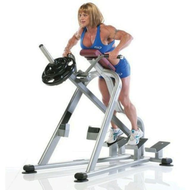 Incline Machine Lever Row Exercise Howto Workout Trainer by Skimble