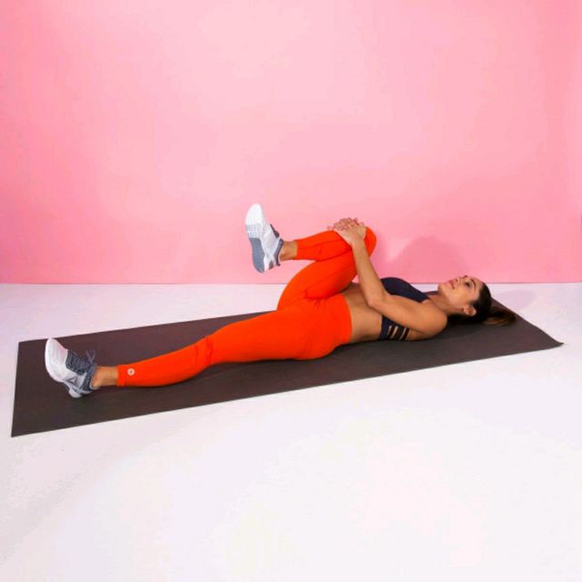 Knee Chest Exercise Howto Workout Trainer by Skimble